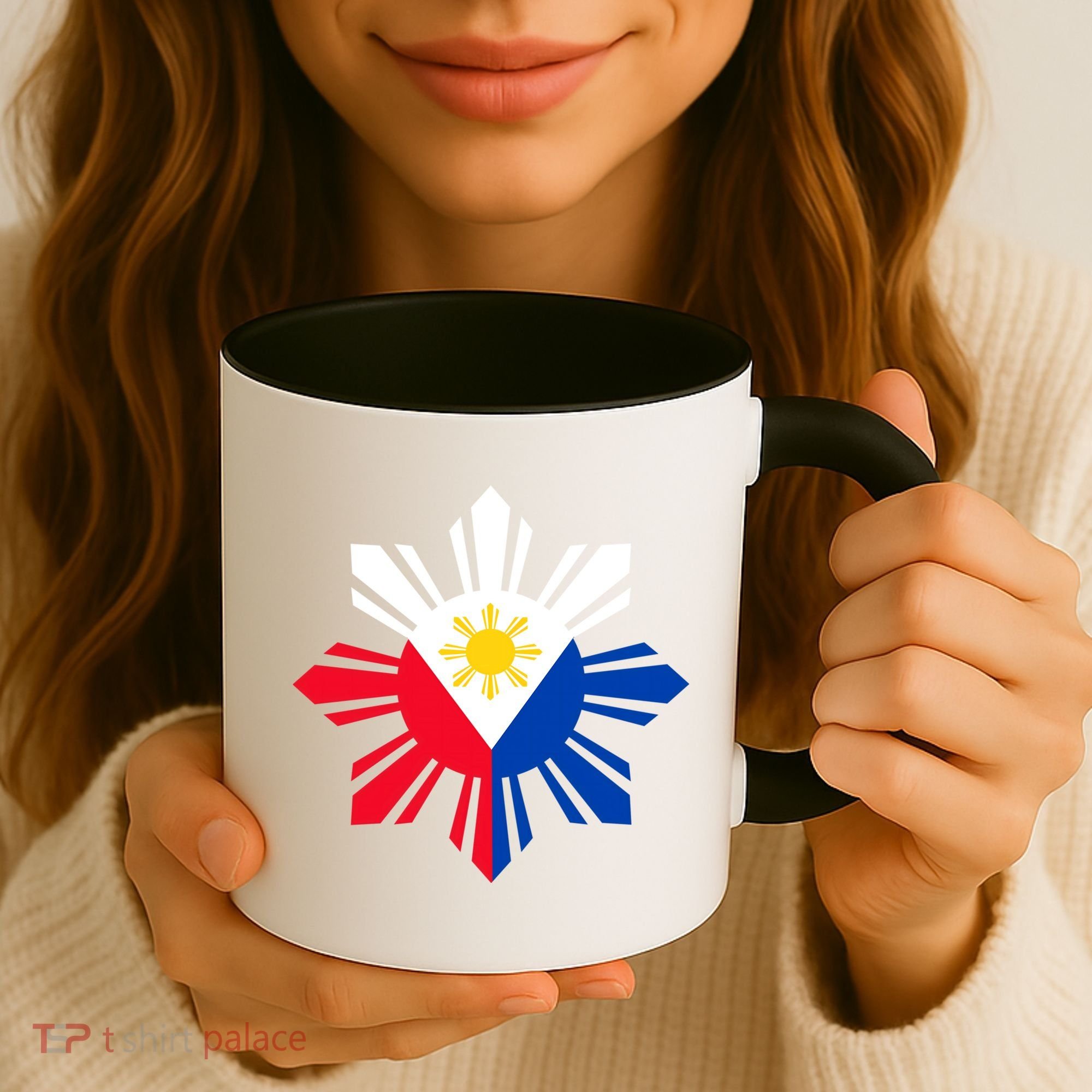 Philippine Flag Cool Gift Pinoy Flag Filipino Funny Gift Pinoy Sun Coffee Mug