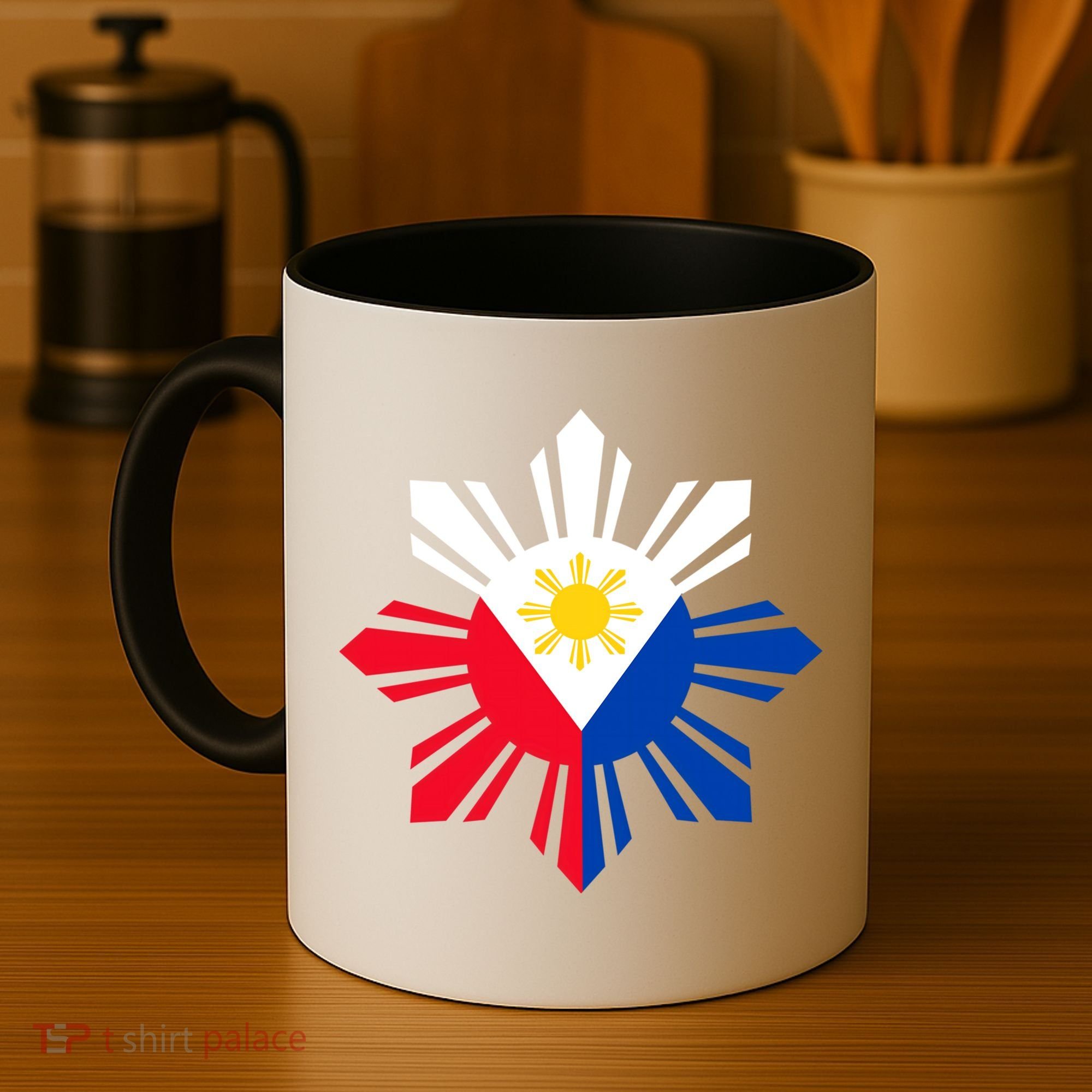 Philippine Flag Cool Gift Pinoy Flag Filipino Funny Gift Pinoy Sun Coffee Mug
