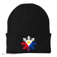 Philippine Flag Cool Gift Pinoy Flag Filipino Funny Gift Pinoy Sun Beanie thumb 0