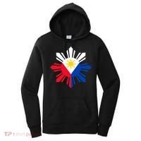 Philippine Flag Cool Gift Pinoy Flag Filipino Funny Gift Pinoy Sun Women's Hoodie thumb 0