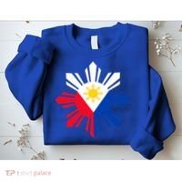 Philippine Flag Cool Gift Pinoy Flag Filipino Funny Gift Pinoy Sun Sweatshirt thumb 2