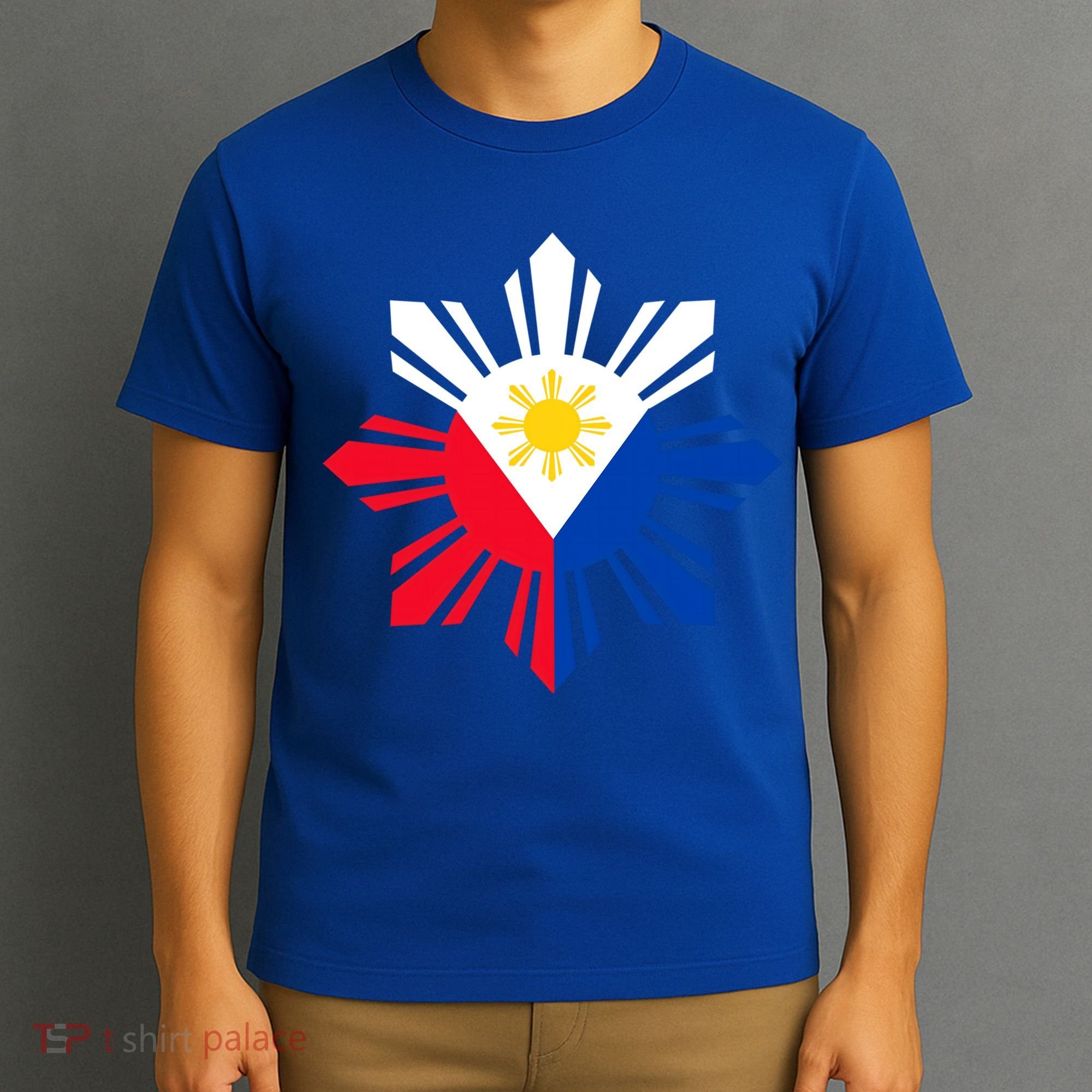 Philippine Flag Cool Gift Pinoy Flag Filipino Funny Gift Pinoy Sun T-Shirt