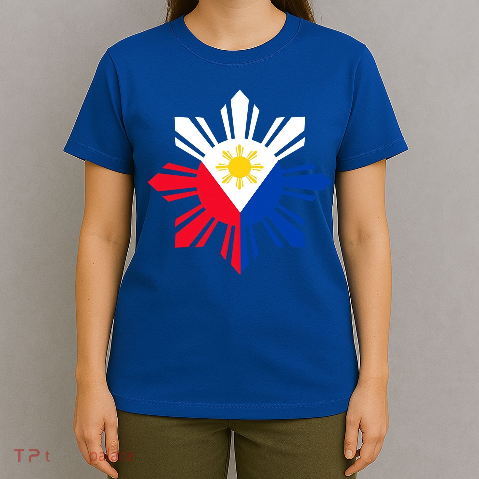 Philippine Flag Cool Gift Pinoy Flag Filipino Funny Gift Pinoy Sun T-Shirt