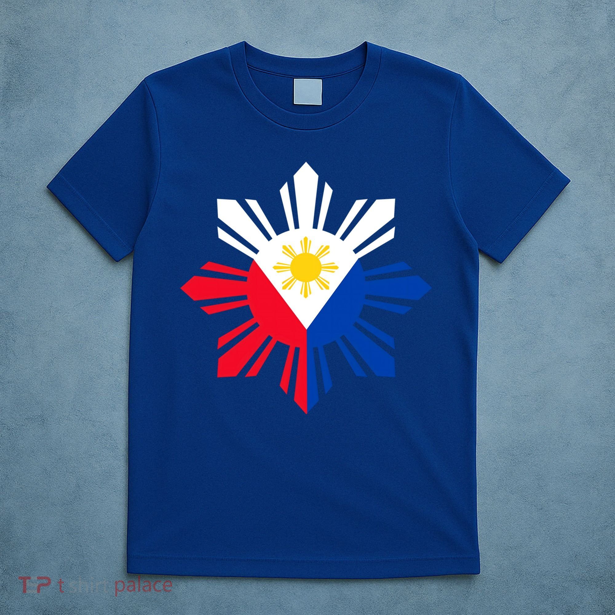 Philippine Flag Cool Gift Pinoy Flag Filipino Funny Gift Pinoy Sun T-Shirt