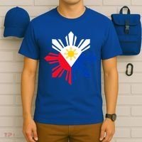 Philippine Flag Cool Gift Pinoy Flag Filipino Funny Gift Pinoy Sun T-Shirt thumb 6