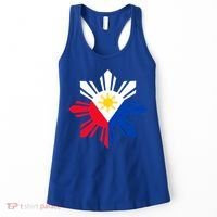 Philippine Flag Cool Gift Pinoy Flag Filipino Funny Gift Pinoy Sun Women's Tank Top thumb 0