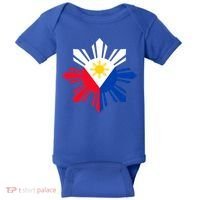 Philippine Flag Cool Gift Pinoy Flag Filipino Funny Gift Pinoy Sun Baby Bodysuit thumb 0