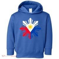 Philippine Flag Cool Gift Pinoy Flag Filipino Funny Gift Pinoy Sun Toddler Hoodie thumb 0