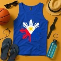 Philippine Flag Cool Gift Pinoy Flag Filipino Funny Gift Pinoy Sun Tank Top thumb 4