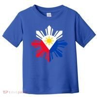 Philippine Flag Cool Gift Pinoy Flag Filipino Funny Gift Pinoy Sun Toddler T-Shirt thumb 0