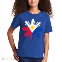 Philippine Flag Cool Gift Pinoy Flag Filipino Funny Gift Pinoy Sun Kids T-Shirt thumb 2