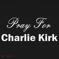 Pray For Charlie Kirk Apron thumb 3