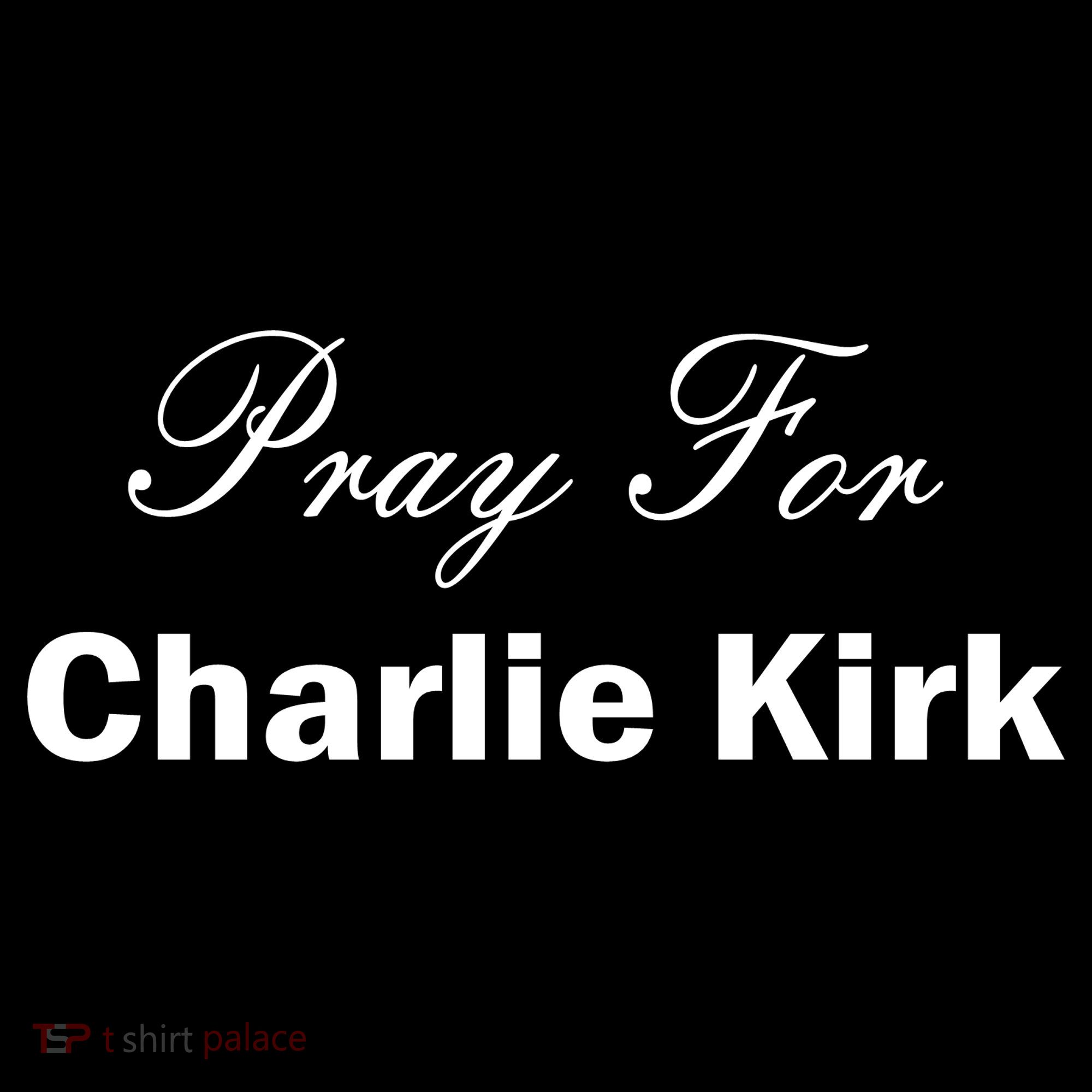 Pray For Charlie Kirk Toddler Hoodie