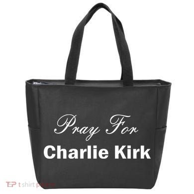 Pray For Charlie Kirk Tote Bag