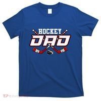 Papa FatherS Day Vintage Hockey Dad Gift T-Shirt thumb 0