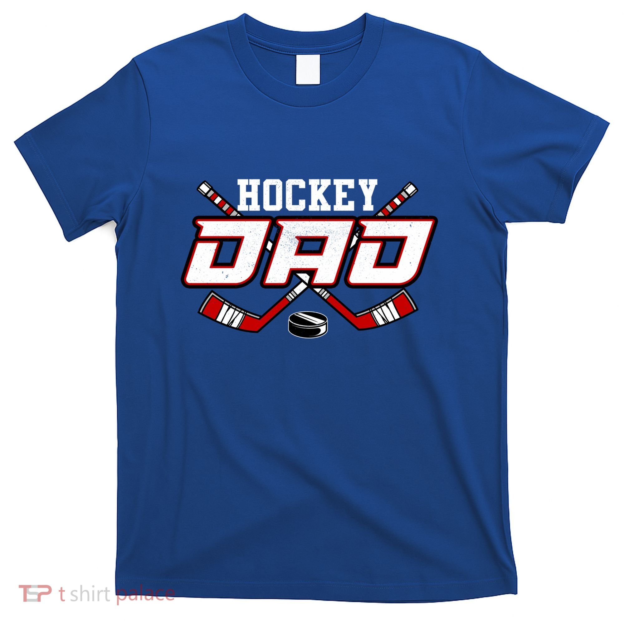 Papa FatherS Day Vintage Hockey Dad Gift T-Shirt