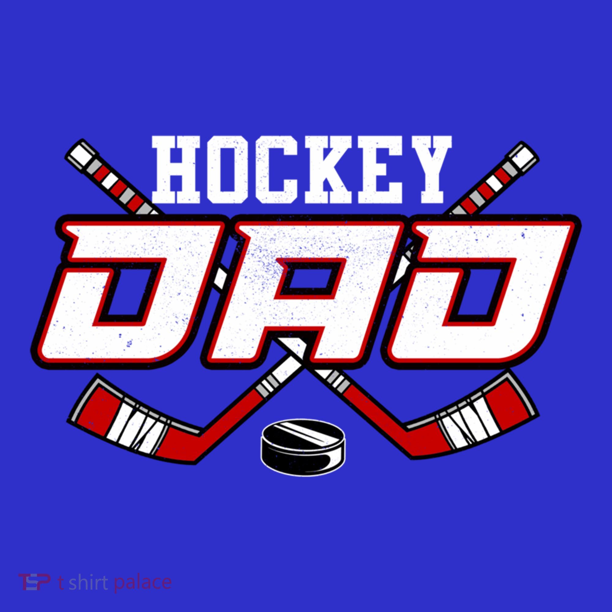 Papa FatherS Day Vintage Hockey Dad Gift T-Shirt