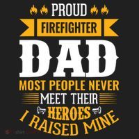 Proud Firefighter Dad Most People Never Meet Their Heroes Hat thumb 2