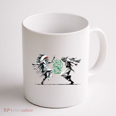 Palestine Freedom Dance Coffee Mug back