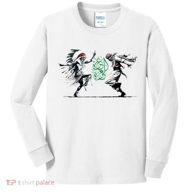 Palestine Freedom Dance Kids Long Sleeve Shirt