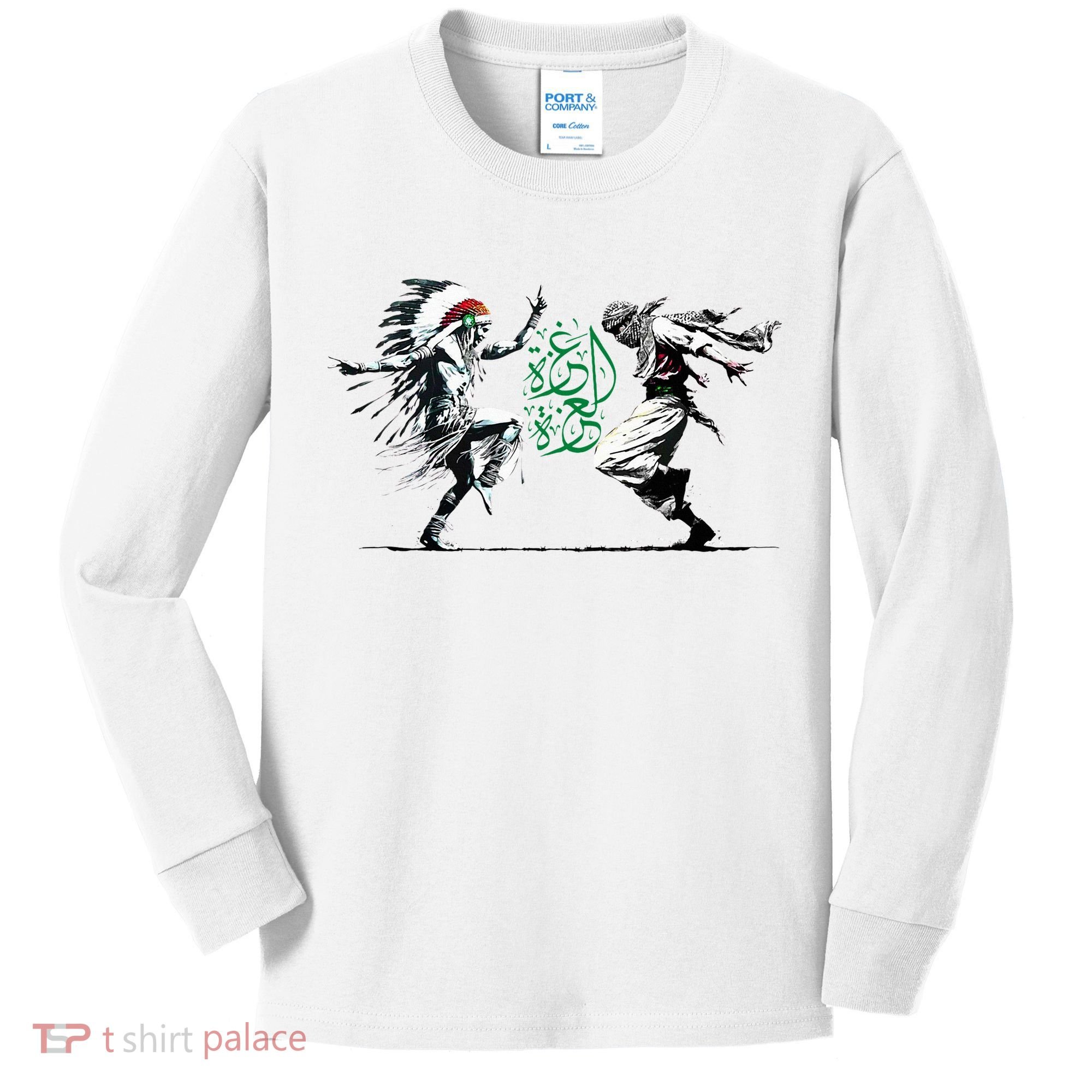 Palestine Freedom Dance Kids Long Sleeve Shirt
