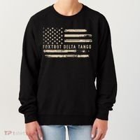 Protest Foxtrot Delta Tango US Flag Resist Women Women's Sweatshirt thumb 0