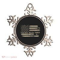 Protest Foxtrot Delta Tango US Flag Resist Women Ornament thumb 0