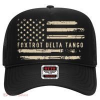 Protest Foxtrot Delta Tango US Flag Resist Women Hat thumb 0