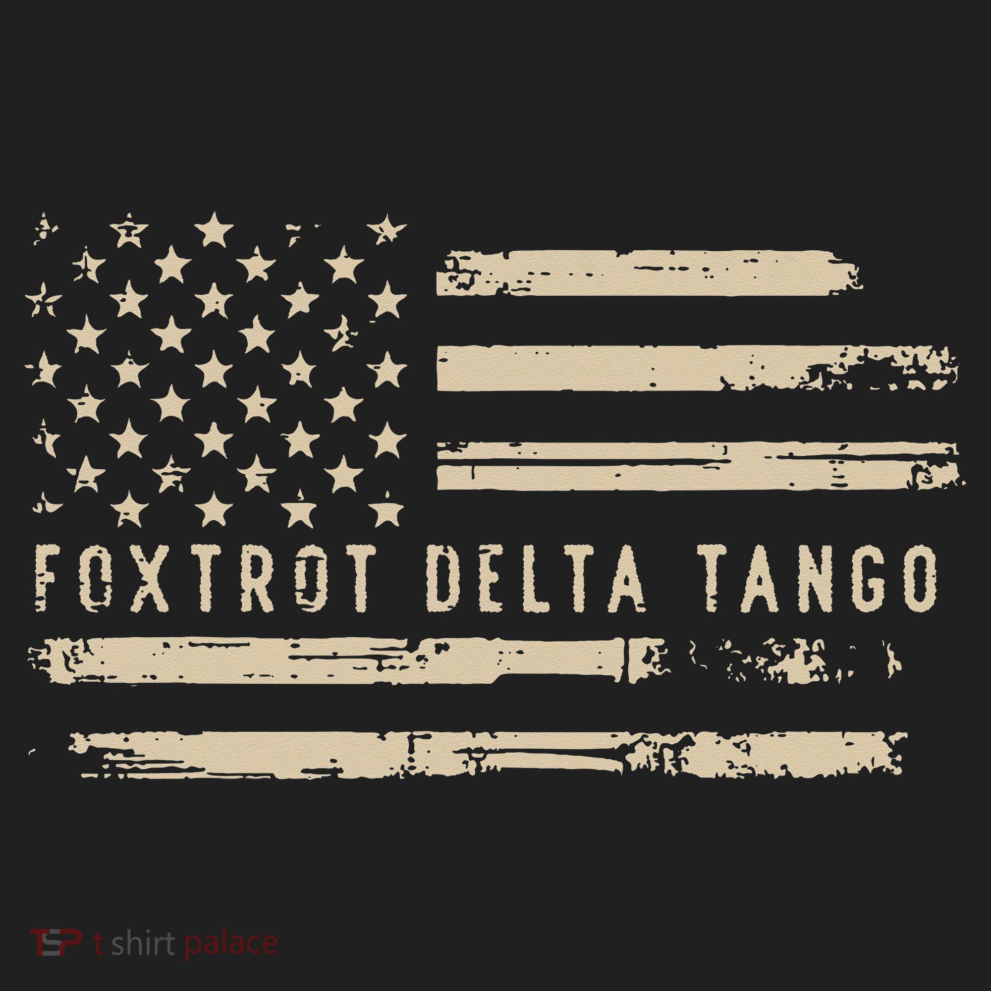 Protest Foxtrot Delta Tango US Flag Resist Women Golf Towel
