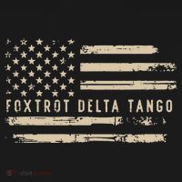 Protest Foxtrot Delta Tango US Flag Resist Women Kids Long Sleeve Shirt thumb 2