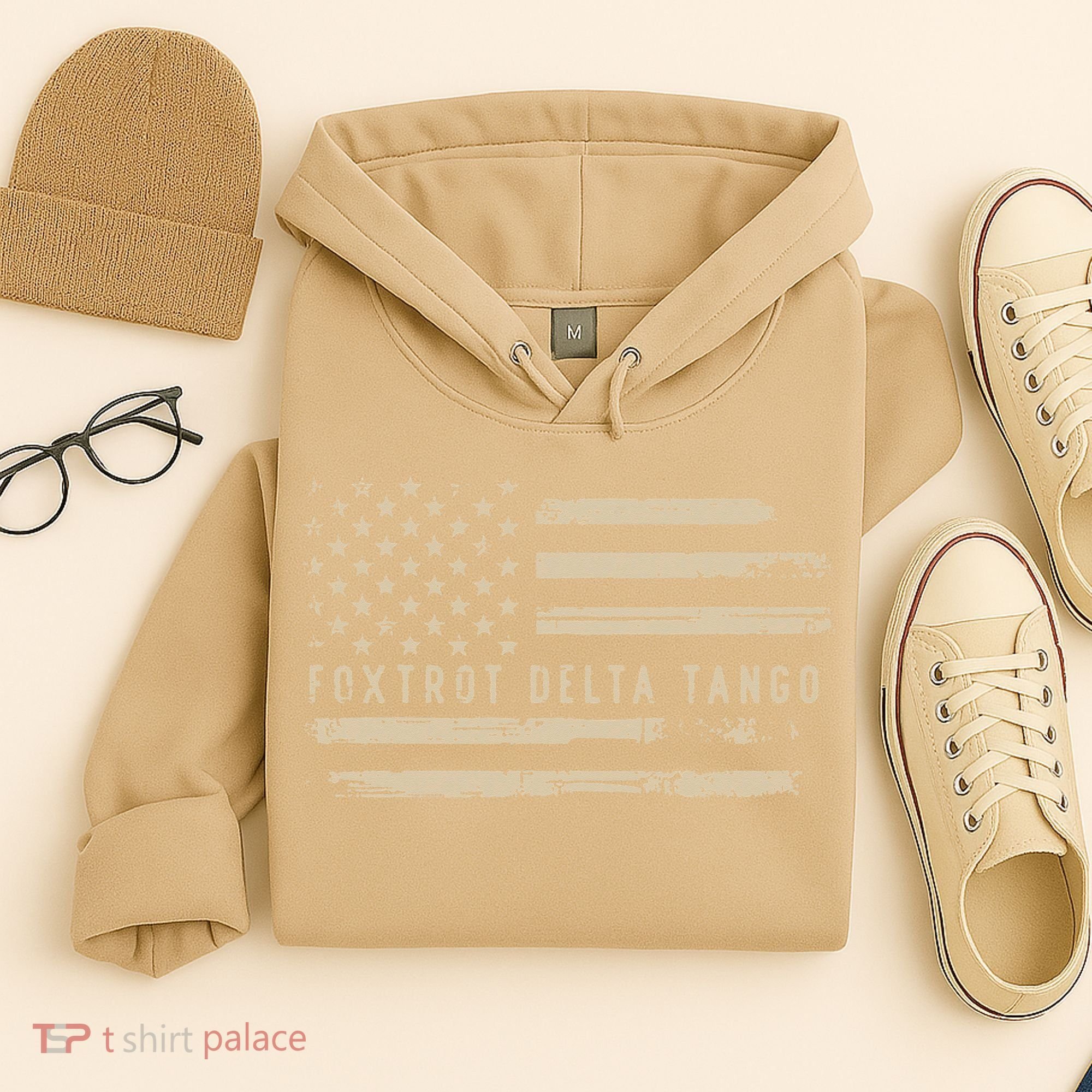 Protest Foxtrot Delta Tango US Flag Resist Women Hoodie