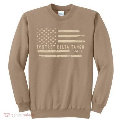 Protest Foxtrot Delta Tango US Flag Resist Women Sweatshirt
