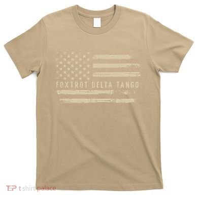 Protest Foxtrot Delta Tango US Flag Resist Women T-Shirt
