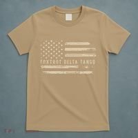 Protest Foxtrot Delta Tango US Flag Resist Women T-Shirt thumb 5