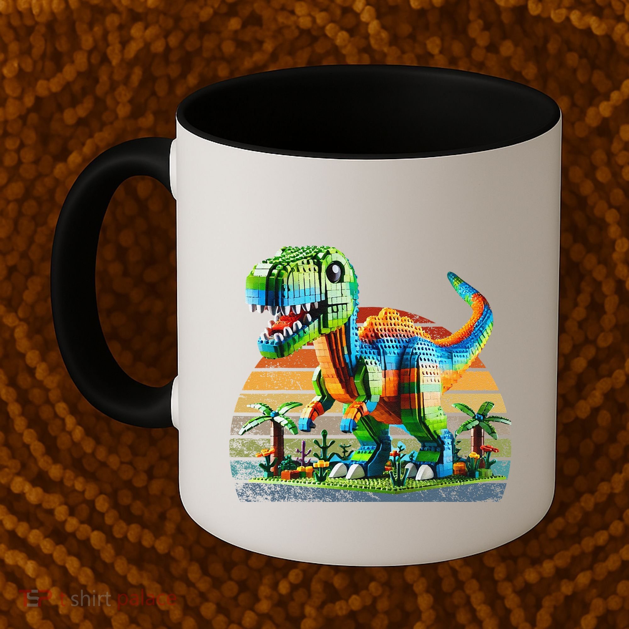 Play! Featuring Dinosaurs Bricks New Coffee Mug