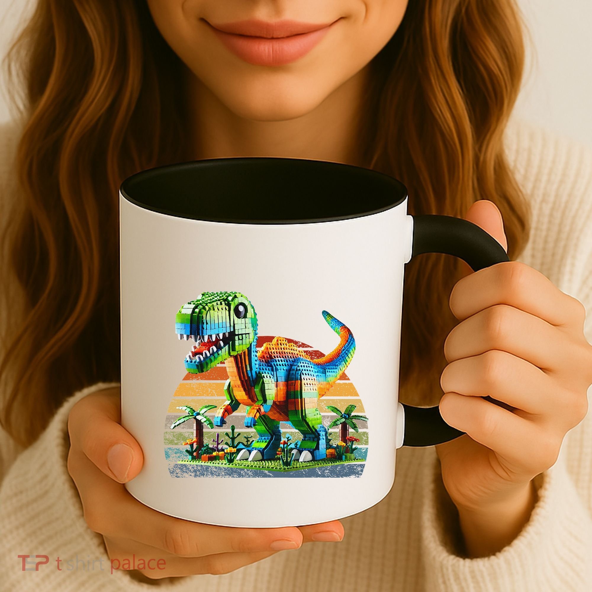 Play! Featuring Dinosaurs Bricks New Coffee Mug