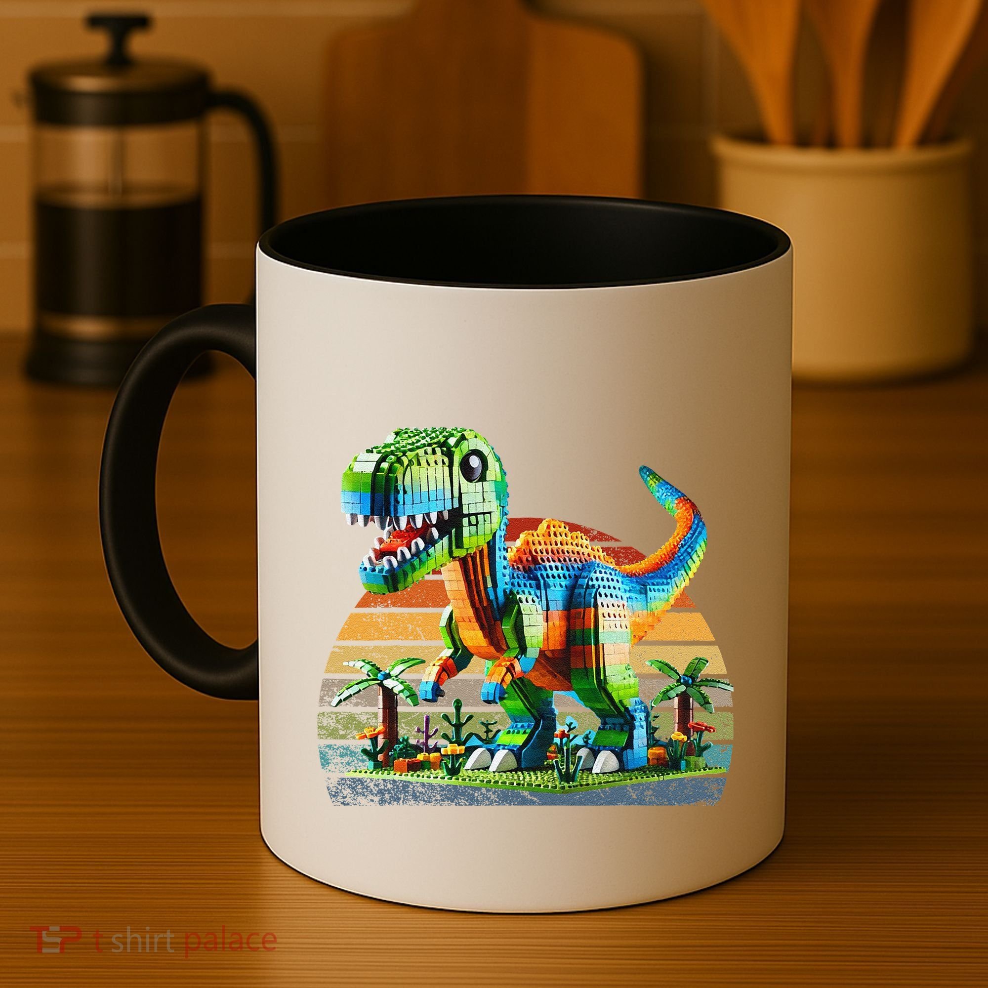 Play! Featuring Dinosaurs Bricks New Coffee Mug