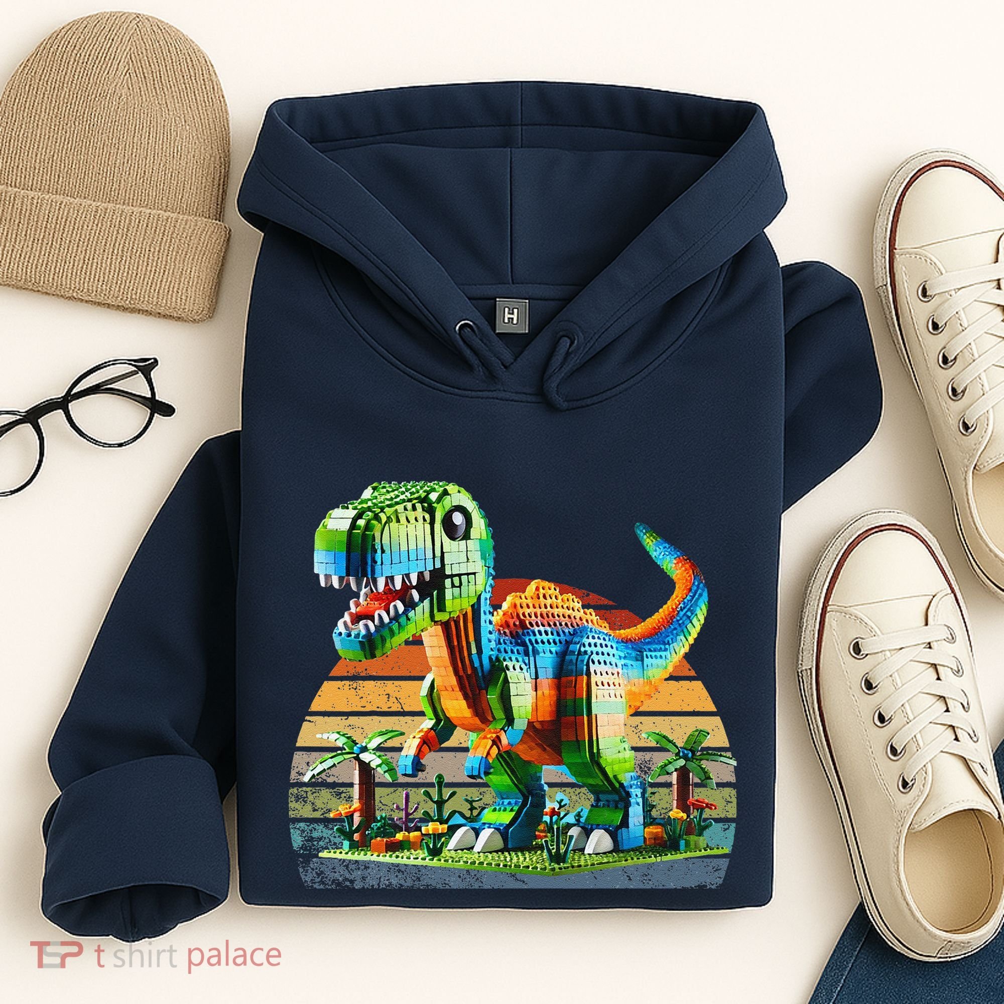 Play! Featuring Dinosaurs Bricks New Hoodie