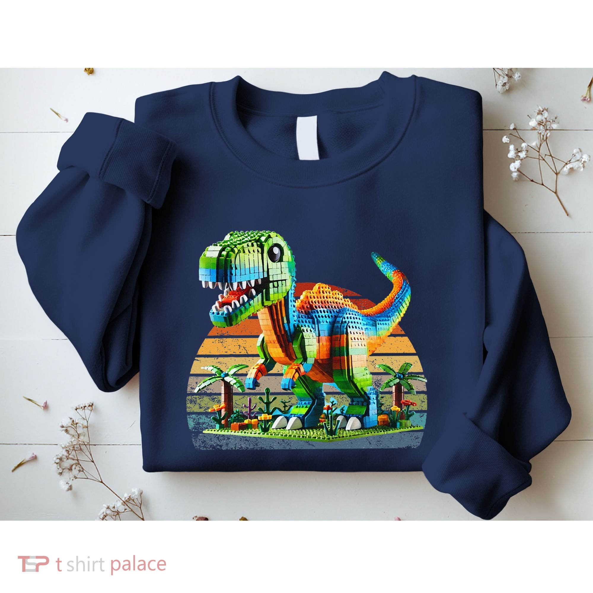 Play! Featuring Dinosaurs Bricks New Sweatshirt