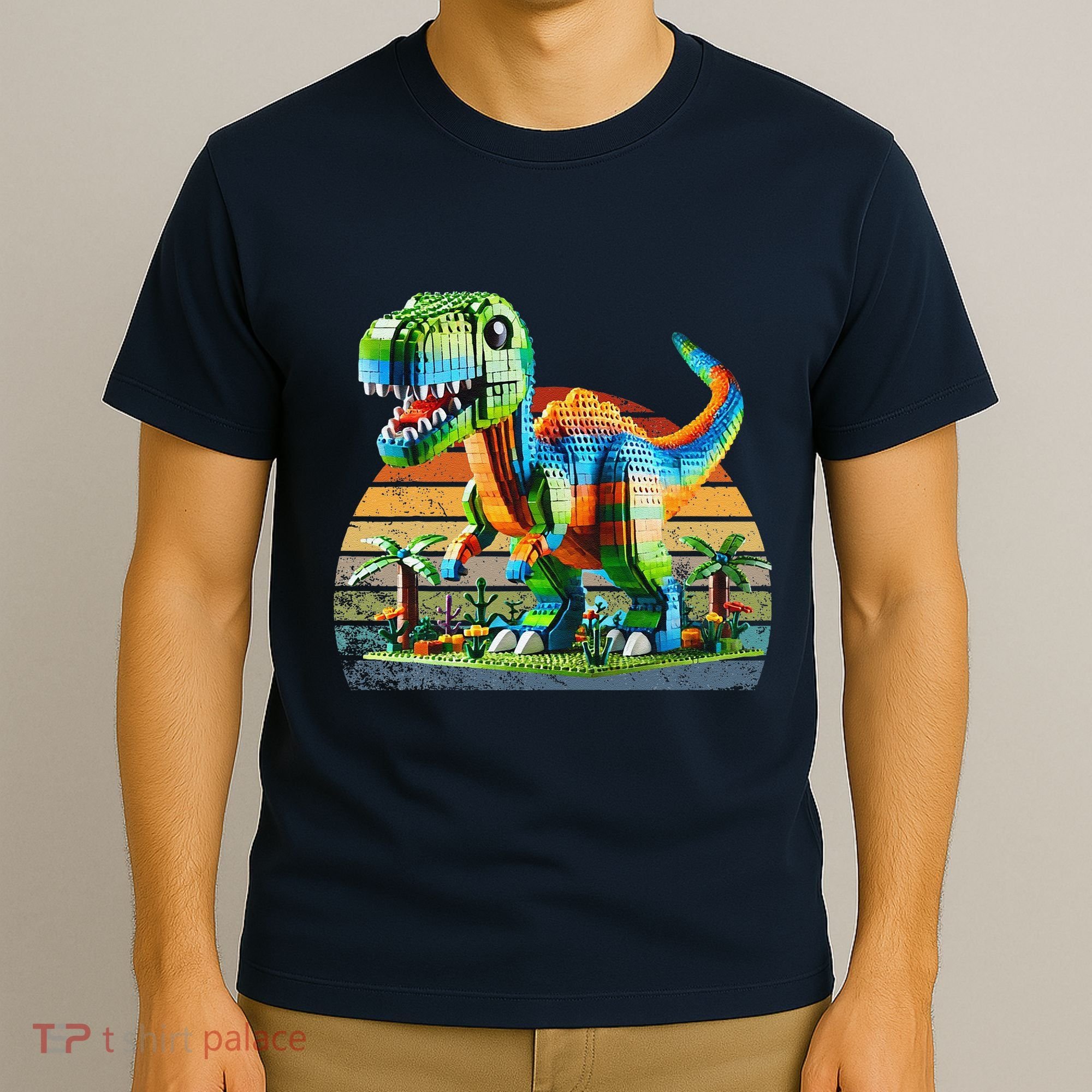 Play! Featuring Dinosaurs Bricks New T-Shirt