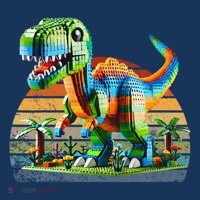 Play! Featuring Dinosaurs Bricks New Pom Pom 12in Knit Beanie
