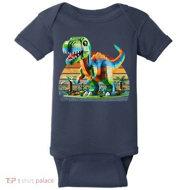 Play! Featuring Dinosaurs Bricks New Baby Bodysuit