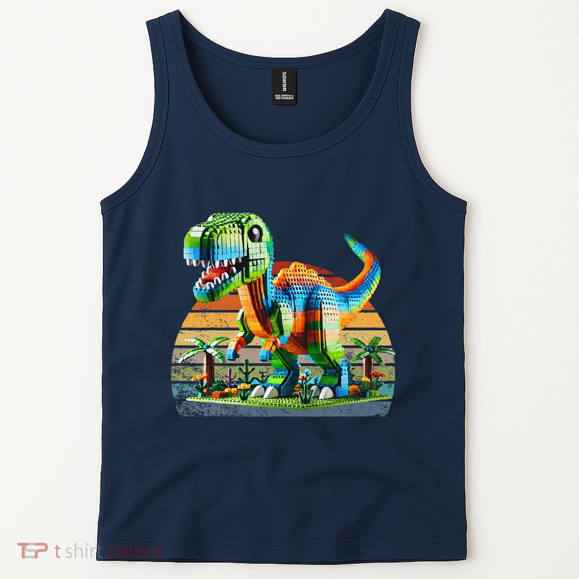 Play! Featuring Dinosaurs Bricks New Tank Top