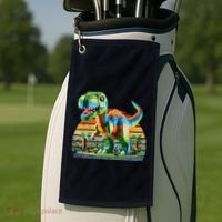 Play! Featuring Dinosaurs Bricks New Golf Towel thumb 2