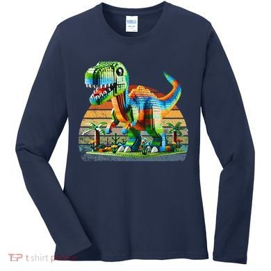 Play! Featuring Dinosaurs Bricks New Women's Long Sleeve Shirt