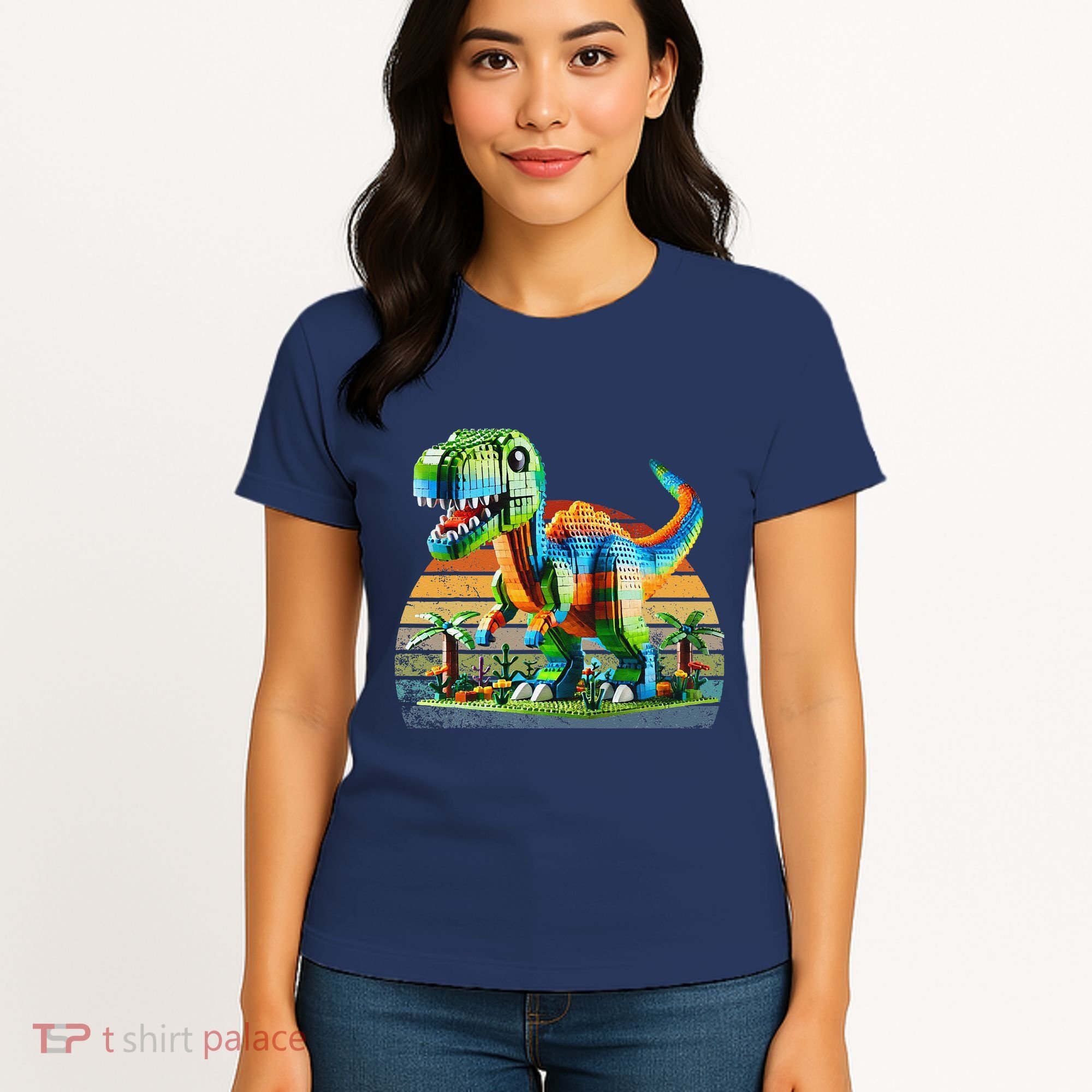 Play! Featuring Dinosaurs Bricks New Women's T-Shirt