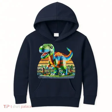 Play! Featuring Dinosaurs Bricks New Kids Hoodie