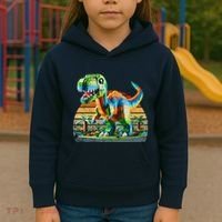 Play! Featuring Dinosaurs Bricks New Kids Hoodie thumb 3
