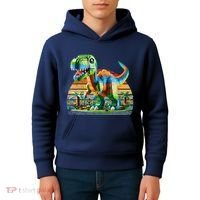 Play! Featuring Dinosaurs Bricks New Kids Hoodie thumb 4
