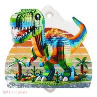 Play! Featuring Dinosaurs Bricks New Ceramic Ornament thumb 2